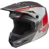 Fly Fly Kinetic Drift Helmet Charcoal Grey Red - Thumbnail 1