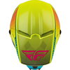 Fly Fly Kinetic Drift Helmet Blue Yellow Fluo Charcoal - Thumbnail 3