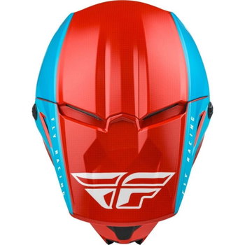 Fly Fly Kinetic Straight Edge Helmet Red White Blue