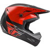 Fly Fly Kinetic Straight Edge Helmet Red Black Grey - Thumbnail 2