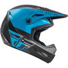 Fly Fly Kinetic Straight Edge Helmet Blue Grey Black - Thumbnail 3