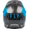 Fly Fly Kinetic Straight Edge Helmet Blue Grey Black - Thumbnail 4
