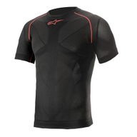 Ride Tech V2 Top Short Sleeve Black Red