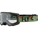 Goggle Focus Green Camo Black - Clear Lens