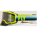 Goggle Focus Snow Hi-Vis Teal - Dark Smoke Lens