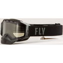 Goggle Zone Pro Snow Black Grey - Black Polarised Smoke Lens