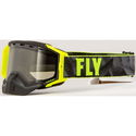 Goggle Zone Pro Snow Black Hi-Vis - Black Polarised Smoke Lens