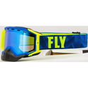 Goggle Zone Snow Blue Hi-Vis - Sky Blue Mirror Smoke Lens
