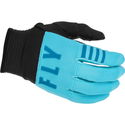 F-16 Youth Gloves Aqua Dark Teal Black