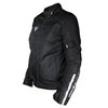 Frank Thomas Frank Thomas Delta Waterproof Ladies Jacket Black Grey - Thumbnail 2