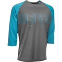 Ripa 3-4 SL Cycle Jersey Blue Charcoal Grey