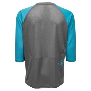 Fly Fly Ripa 3-4 SL Cycle Jersey Blue Charcoal Grey