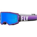 Goggle Zone Purple Black - Sky Blue Mirror Smoke Lens