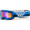 Goggle Focus Snow Youth Blue Black - Blue Mirror Amber Lens