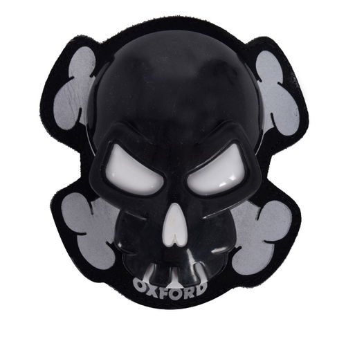 Oxford Products Skull Knee Sliders - Black