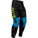 Kinetic Khaos Youth Pants Neon Yellow Black Cyan