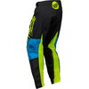 Fly Fly Kinetic Khaos Youth Pants Neon Yellow Black Cyan - Thumbnail 2