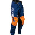 Kinetic Khaos Youth Pants White Navy Orange