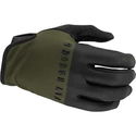 Media Gloves Dark Forest Green Black