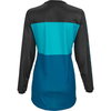 Fly Fly F-16 Womens Jersey Aqua Dark Teal Black - Thumbnail 2
