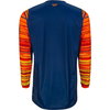 Fly Fly Kinetic Wave Jersey Navy Orange - Thumbnail 2