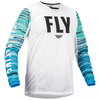Fly Fly Kinetic Mesh Jersey White Blue Mint - Thumbnail 1