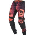 Kinetic Noiz Pants Neon Red Black