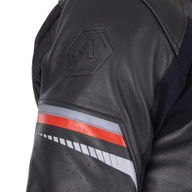 Raiden 3.0 Leather Jacket Black Red