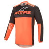 Alpinestars Fluid Tripple Jersey Black Orange Size: Mens UK - M