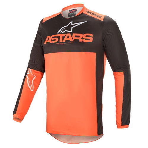 Alpinestars Fluid Tripple Jersey Black Orange Size: Mens UK - M