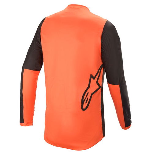 Alpinestars Fluid Tripple Jersey Black Orange Size: Mens UK - M