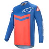 Alpinestars Fluid Speed Jersey Blue Bright Red Size: Mens UK - M