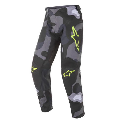 Racer Tactical Pants Grey Camo Yellow Fluo