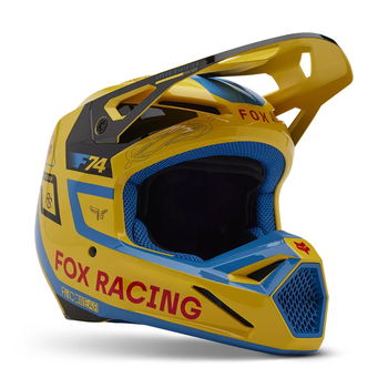 V1 Race Spec Helmet MX24 Pale Yellow