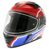 FT39SV Nautilus Helmet White Red Blue