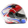 Frank Thomas FT39SV Nautilus Helmet White Red Blue Size: XS