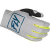 Fly Fly Lite Youth Gloves Grey Teal Hi-Vis - Thumbnail 1