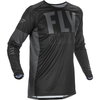 Fly Fly Lite Jersey Black Grey - Thumbnail 1