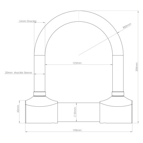 Oxford Products Oxford Products Alarm D 200mmL196mmW