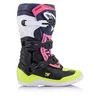 Alpinestars Alpinestars Tech 3S Youth Boots Black Dark Blue Pink Fluo - Thumbnail 3