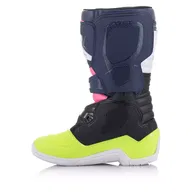 Tech 3S Youth Boots Black Dark Blue Pink Fluo