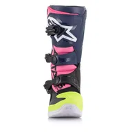 Tech 3S Youth Boots Black Dark Blue Pink Fluo