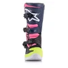 Alpinestars Alpinestars Tech 3S Youth Boots Black Dark Blue Pink Fluo - Thumbnail 4