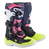 Alpinestars Alpinestars Tech 3S Youth Boots Black Dark Blue Pink Fluo - Thumbnail 1