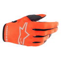 Radar Kids Gloves Hot Orange Black