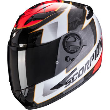 Scorpion EXO 490 Tour Helmet White Red Size: S