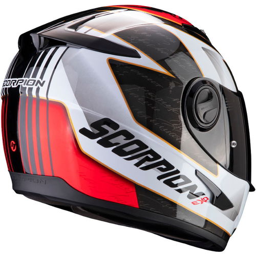 Scorpion EXO 490 Tour Helmet White Red Size: S