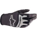 Techstar Gloves Black Brushed Silver