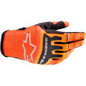 Techstar Gloves Hot Orange Black