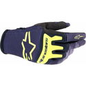 Techstar Gloves Night Navy Yellow Fluo